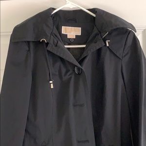 Michael by Michael Kors black trench coat
